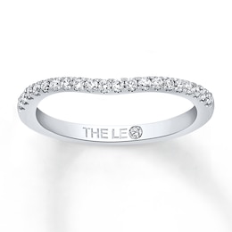 Previously Owned THE LEO Diamond Wedding Band 1/5 ct tw Diamonds 14K White Gold