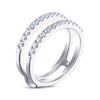 Thumbnail Image 1 of Previously Owned THE LEO Ideal Cut Diamond Enhancer Band 1/2 ct tw Round-cut 14K White Gold