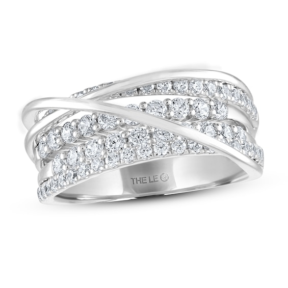 Previously Owned THE LEO Diamond Ring 7/8 ct tw Round-cut 14K White Gold