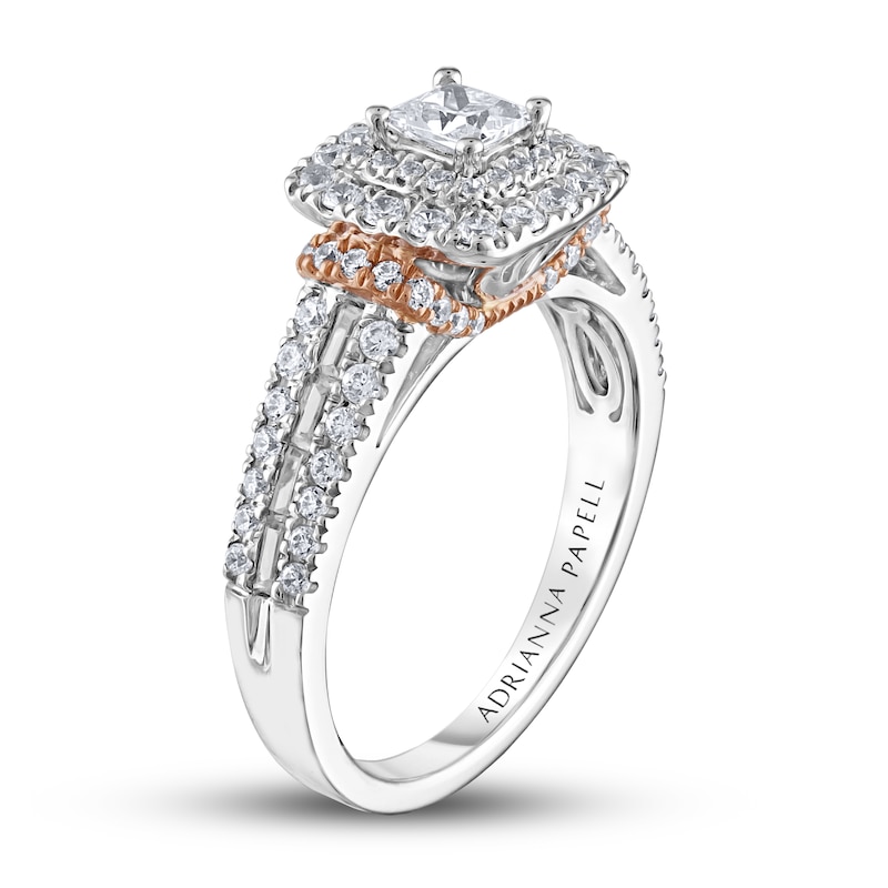 Previously Owned Adrianna Papell Diamond Engagement Ring 1 ct tw ...