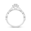 Thumbnail Image 3 of Previously Owned Diamond Engagement Ring 1/2 ct tw Round-cut 10K White Gold