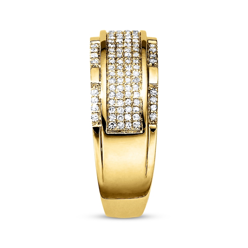 Previously Owned Men's Diamond Band 1/2 ct tw 10K Yellow Gold