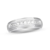 Thumbnail Image 0 of Previously Owned Men's Diamond Wedding Band 1/4 Carat tw 10K White Gold