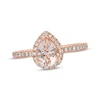 Thumbnail Image 1 of Previously Owned Le Vian Morganite Ring 1/3 ct tw Diamonds 14K Strawberry Gold