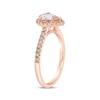 Thumbnail Image 2 of Previously Owned Le Vian Morganite Ring 1/3 ct tw Diamonds 14K Strawberry Gold