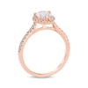 Thumbnail Image 3 of Previously Owned Le Vian Morganite Ring 1/3 ct tw Diamonds 14K Strawberry Gold