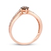 Thumbnail Image 2 of Previously Owned Le Vian Chocolate Diamond Ring 3/8 ct tw 14K Strawberry Gold