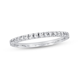 Previously Owned Diamond Wedding Band 1/5 ct tw Round-cut 14K White Gold