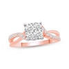 Thumbnail Image 1 of Previously Owned Diamond Engagement Ring 3/4 ct tw Round-cut 14K Rose Gold