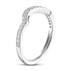 Thumbnail Image 2 of Previously Owned Adrianna Papell Diamond Wedding Band 1/5 ct tw Round-cut 14K White Gold