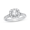Thumbnail Image 0 of Previously Owned Neil Lane Diamond Engagement Ring 1-3/8 ct tw Cushion & Round-cut 14K White Gold - Size 5.75