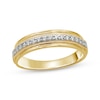 Thumbnail Image 1 of Previously Owned Men's Diamond Wedding Band 1/2 ct tw Round-cut 10K Yellow Gold