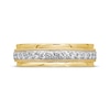 Thumbnail Image 3 of Previously Owned Men's Diamond Wedding Band 1/2 ct tw Round-cut 10K Yellow Gold