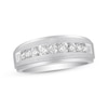 Thumbnail Image 1 of Previously Owned Men's Diamond Wedding Band 1/2 ct tw 10K White Gold