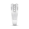 Thumbnail Image 3 of Previously Owned Men's Diamond Wedding Band 1/2 ct tw 10K White Gold