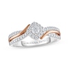 Thumbnail Image 1 of Previously Owned Adrianna Papell Diamond Engagement Ring 1/4 ct tw Round-cut 14K Two-Tone Gold