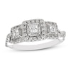 Thumbnail Image 0 of Previously Owned Diamond Engagement Ring 1/2 ct tw Princess & Round 10K White Gold