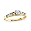 Thumbnail Image 1 of Previously Owned Diamond Engagement Ring 1/3 ct tw Round-cut 14K Yellow Gold - Size 10.25