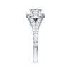 Thumbnail Image 2 of Previously Owned Neil Lane Engagement Ring 2-1/6 ct tw Cushion & Round-cut Diamond 14K White Gold - Size 4