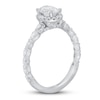 Thumbnail Image 2 of Previously Owned Neil Lane Premiere Diamond Engagement Ring 1-1/2 ct tw Oval 14K White Gold - Size 5