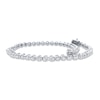 Thumbnail Image 1 of Previously Owned Diamond Tennis Bracelet 1 ct tw Round-Cut 10K White Gold 7&quot;