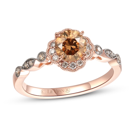 Previously Owned Le Vian Diamond Ring 5/8 ct tw 14K Strawberry Gold