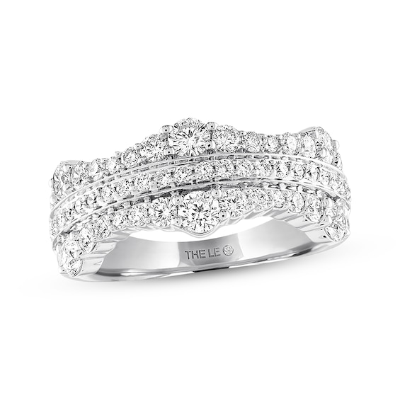 Previously Owned THE LEO Diamond Anniversary Band 1-1/2 ct tw Round 14K White Gold