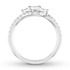 Thumbnail Image 1 of Previously Owned Leo Diamond Engagement Ring 3/4 ct tw 14K Round-cut White Gold