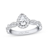 Thumbnail Image 1 of Previously Owned Neil Lane Pear-Shaped Diamond Engagement Ring 3/4 ct tw 14K White Gold - Size 10.5