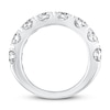 Thumbnail Image 1 of Previously Owned Leo Diamond Band 3 ct tw Round-cut 14K White Gold - Size 9.5