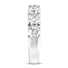 Thumbnail Image 2 of Previously Owned Leo Diamond Band 3 ct tw Round-cut 14K White Gold - Size 9.5