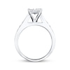 Thumbnail Image 2 of Previously Owned Diamond Engagement Ring 1 ct tw Round-cut 14K White Gold - Size 9.5
