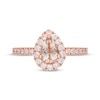 Thumbnail Image 3 of Previously Owned Neil Lane Morganite Engagement Ring 5/8 ct tw Pear & Round-cut 14K Rose Gold - Size 11