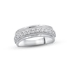 Thumbnail Image 0 of Previously Owned Men's Diamond Wedding Ring 1 ct tw 10K White Gold - Size 12.5