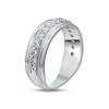 Thumbnail Image 1 of Previously Owned Men's Diamond Wedding Ring 1 ct tw 10K White Gold - Size 12.5