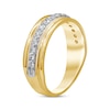 Thumbnail Image 1 of Previously Owned Men's Diamond Wedding Band 1/2 ct tw Round-cut 10K Yellow Gold - Size 13.75