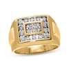 Thumbnail Image 0 of Previously Owned Men's Diamond Ring 1 ct tw Round-Cut 14K Yellow Gold - Size 13