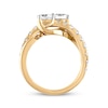 Thumbnail Image 2 of Previously Owned Ever Us Two-Stone Anniversary Ring 2 ct tw Round 14K Yellow Gold
