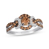 Thumbnail Image 0 of Previously Owned Le Vian Chocolate Diamond Ring 1 ct tw Round 14K Vanilla Gold