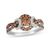 Thumbnail Image 1 of Previously Owned Le Vian Chocolate Diamond Ring 1 ct tw Round 14K Vanilla Gold