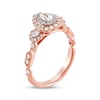 Thumbnail Image 2 of Previously Owned Diamond Engagement Ring 3/4 ct tw Pear & Round 14K Rose Gold