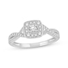 Thumbnail Image 1 of Previously Owned Diamond Engagement Ring 3/8 ct tw Round-cut 10K White Gold