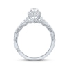 Thumbnail Image 2 of Previously Owned Monique Lhuillier Bliss Diamond Engagement Ring 7/8 ct Round-cut 18K White Gold