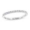 Thumbnail Image 1 of Previously Owned Diamond Wedding Band 1/10 ct tw Round-cut 10K White Gold