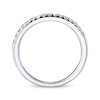 Thumbnail Image 3 of Previously Owned Diamond Wedding Band 1/10 ct tw Round-cut 10K White Gold