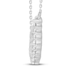 Thumbnail Image 3 of Previously Owned Diamond Fashion Necklace 1/4 ct tw Round-cut 10K White Gold 18&quot;