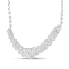 Thumbnail Image 4 of Previously Owned Diamond Fashion Necklace 1/4 ct tw Round-cut 10K White Gold 18&quot;