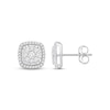 Thumbnail Image 1 of Previously Owned Diamond Stud Earrings 1/2 ct tw Round-cut Sterling Silver