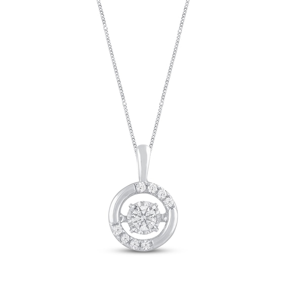 Previously Owned Unstoppable Love Diamond Necklace 1/4 ct tw 10K White Gold 19"