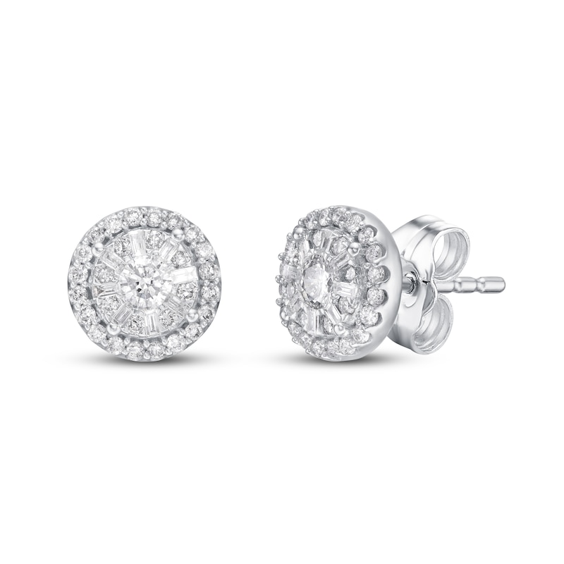 Previously Owned Neil Lane Designs Diamond Stud Earrings 1/2 ct tw 14K White Gold